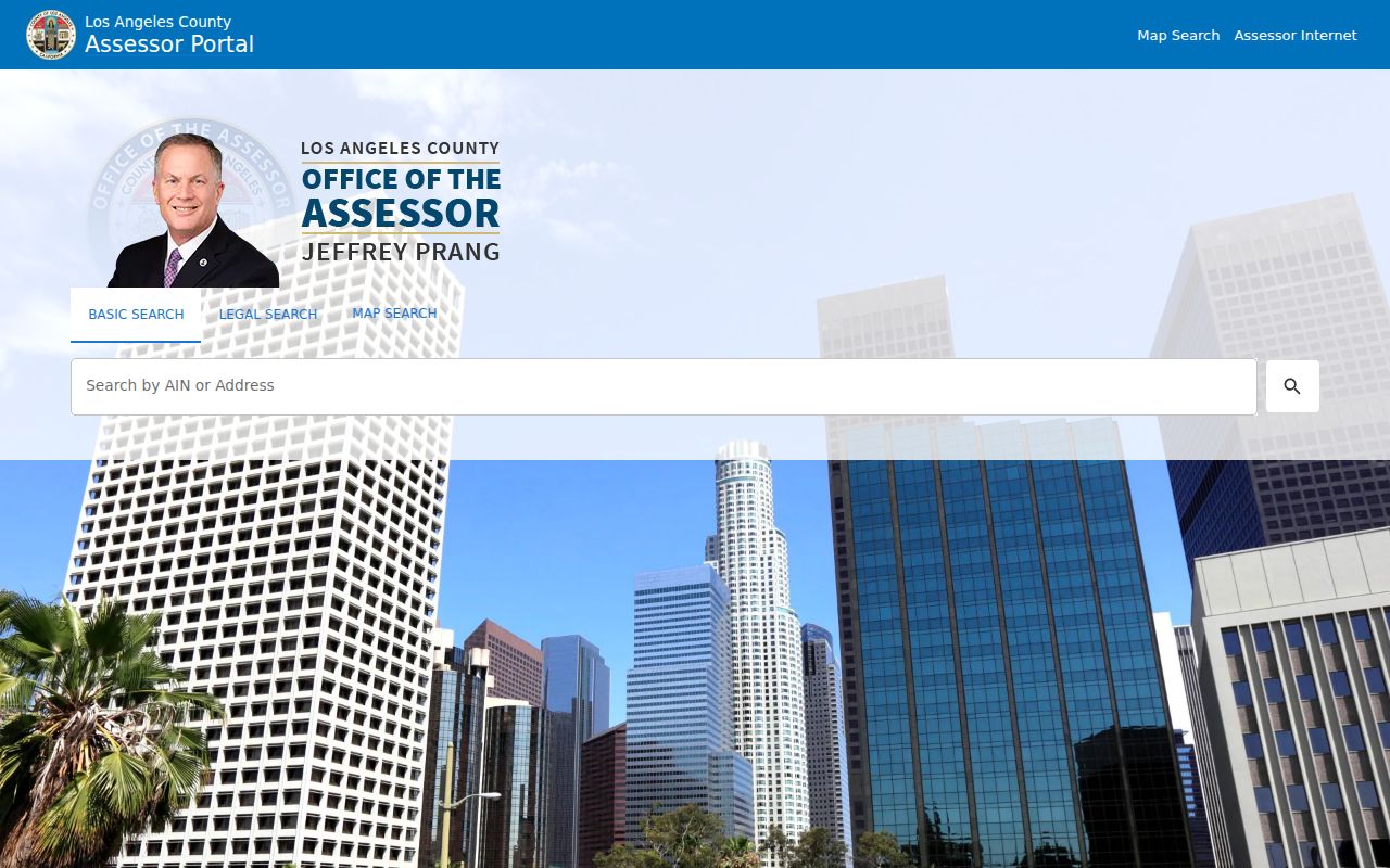 California people search using Los Angeles County assessor records